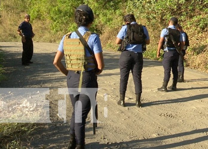 Foto: Investigación por crimen en Motastepe, Managua / TN8