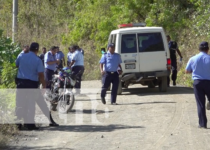 Foto: Investigación por crimen en Motastepe, Managua / TN8