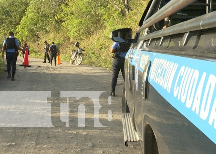 Foto: Investigación por crimen en Motastepe, Managua / TN8