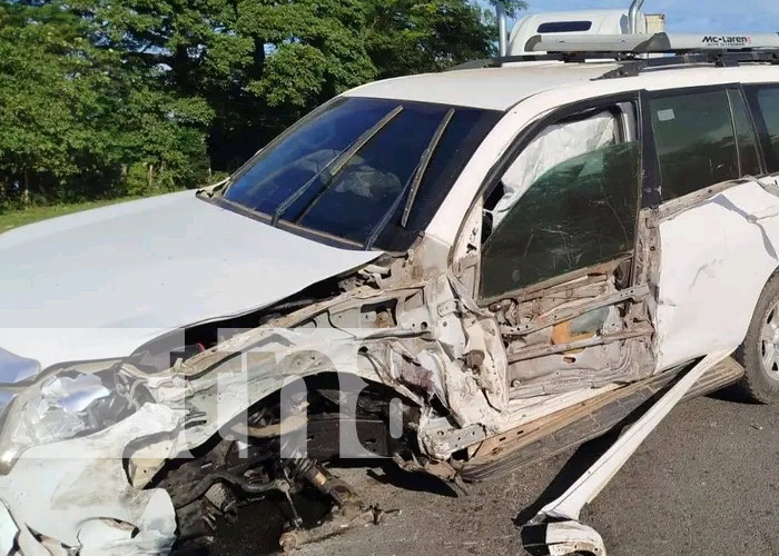 Foto: Fuerte accidente en el sector de El Manchón, Nandaime / TN8