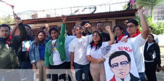 Foto: Homenaje a Leonel Rugama desde el Movimiento Guardabarranco / TN8