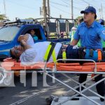 Foto: Fuerte accidente de tránsito cerca de Metrocentro, Managua / TN8