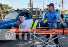 Foto: Fuerte accidente de tránsito cerca de Metrocentro, Managua / TN8