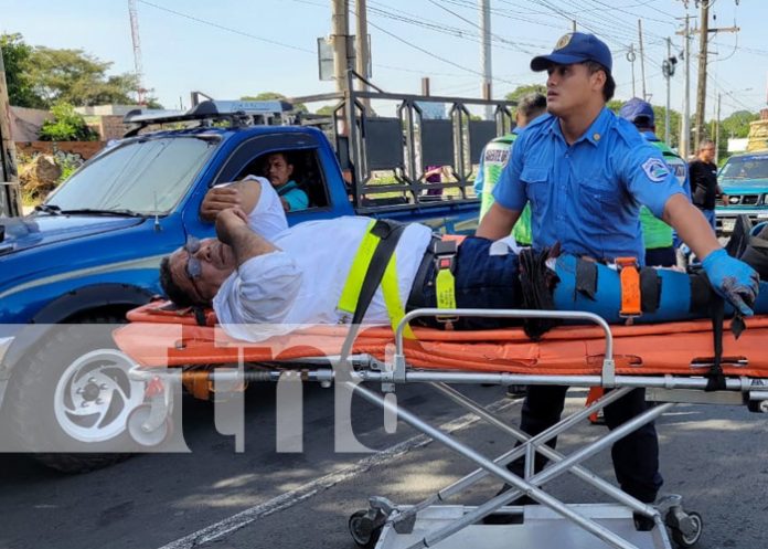 Foto: Fuerte accidente de tránsito cerca de Metrocentro, Managua / TN8