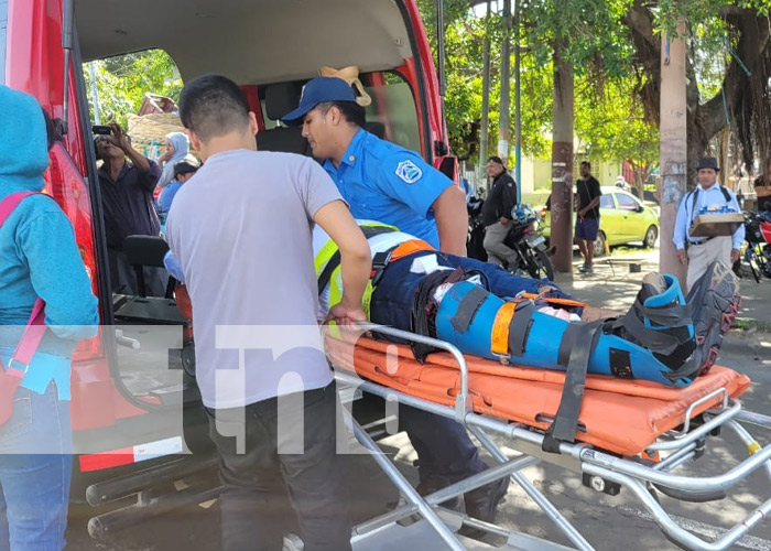 Foto: Fuerte accidente de tránsito cerca de Metrocentro, Managua / TN8