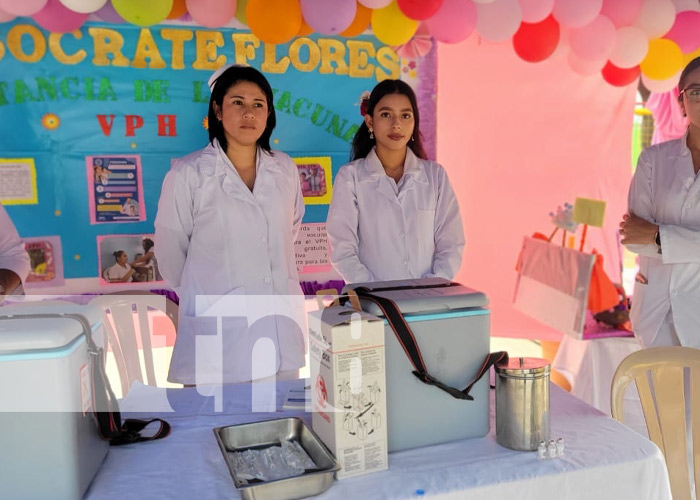 Foto: Vacunación contra el VPH en Nicaragua / TN8