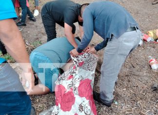 Foto: La Cruz Blanca y el Ministerio del Interior recuperaron el cuerpo de un hombre que desapareció en la Laguna de Apoyo. /TN8