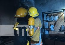 Foto: Incendio en restaurante de Jalapa: bomberos controlan siniestro sin víctimas/TN8