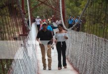 Foto: Puente colgante en Santa María pone fin al riesgo fortaleciendo el turismo y la economía/TN8