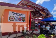 Foto: Nueva estación bomberil en Tola, Rivas / TN8